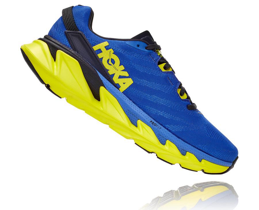 Hoka One One Hardloopschoenen Heren - Elevon 2 - Blauw/Groen - PE0621593